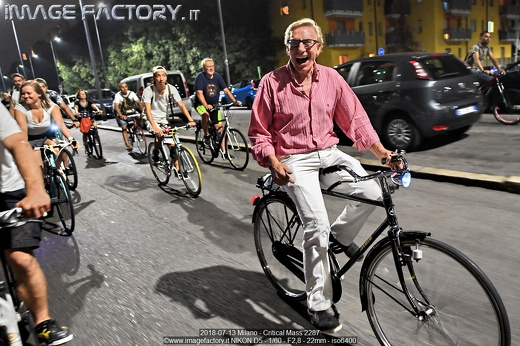 2018-07-13 Milano - Critical Mass 2287